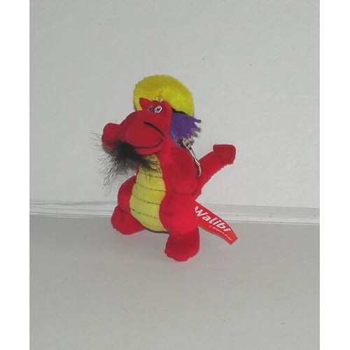 Peluche dragon walibi porte - walibi,