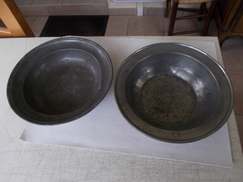 Anciennes assiettes creuses - 2,