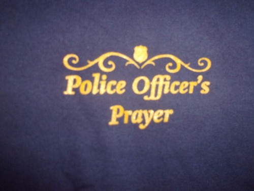 Police officers prayer blue - prayer,
