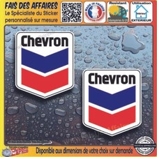 2 Stickers autocollant chevron