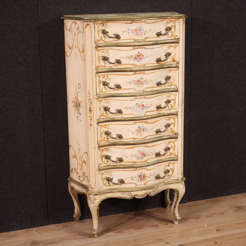 Semainier peint style - , ancien
