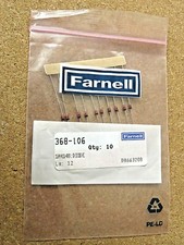 10 DIODES TYPE 1N4148. COMPOSANTS FARNELL. 368-106. NEUF ANCIEN STOCK.