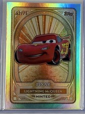 Lightning McQueen Green Mint Foil /75 2025 NYCC Topps Disney Mint #83