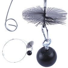 Brosse à cheminée, kit de