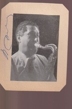 Alix COMBELLE AUTOGRAPH on CARTON 12*9