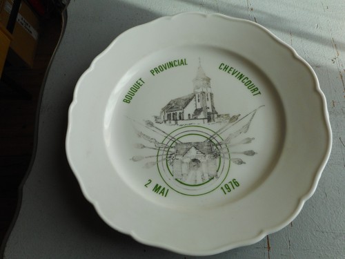 Assiette bouquet provincial - assiette.,
