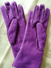 HERMES gants GLOVE LEATHER LAMBSKIN SIZE 6.5  For Women