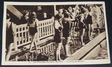 Postcard postcard 1930 swimming pool molitor auteuil paris shower exit swimming