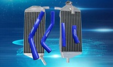 Aluminum Radiator + Blue Hoses for Yamaha YZF450 YZ450F YZ 450 F2010-2013 12 11