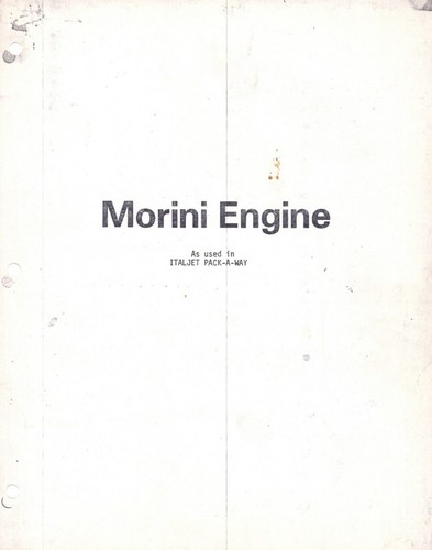 Manuel pièces moteur morini - manuel,