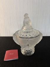 Baccarat Crystal Elephant Model Sugar Bowl
