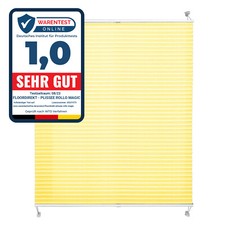 Store Rideau Plissé Jaune Pour Fenêtre Et Porte Avec Support À Clip