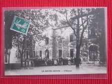 Postcard Paris WRITTEN STAMP LA ROCHE GUYON L'HÔPITAL SEINE ET OISE