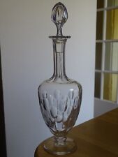 VAL SAINT LAMBERT ANTIQUE APERITIF CARAFE PORT MODEL NESTOR CRYSTAL
