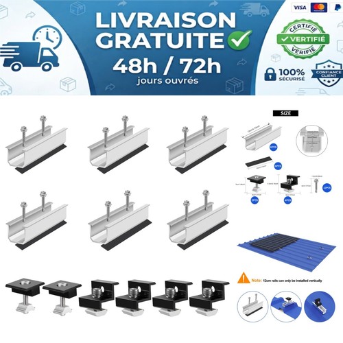 Kit fixation panneau solaire - kit,