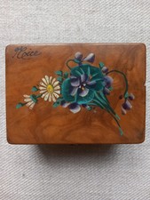 Boîte en bois d'olivier,Souvenir De Vacances  à NICE  