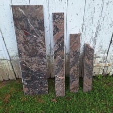 lots de 4 plaques marbre cheminée XX ème