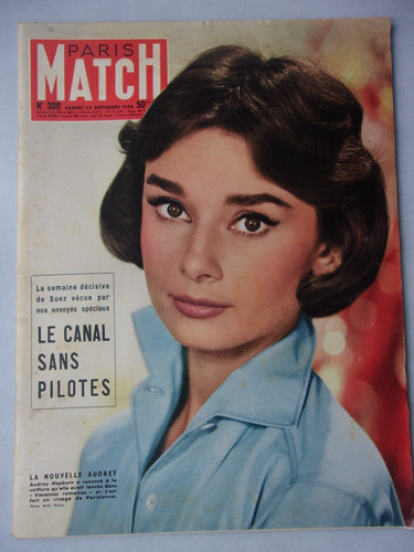 Paris match 1956 - , audrey