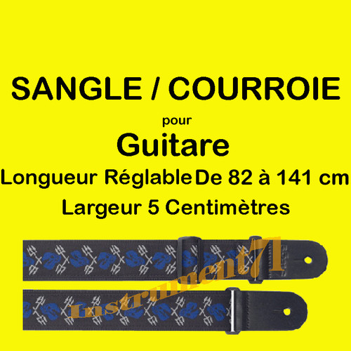 Sangle guitare nylon - 1,