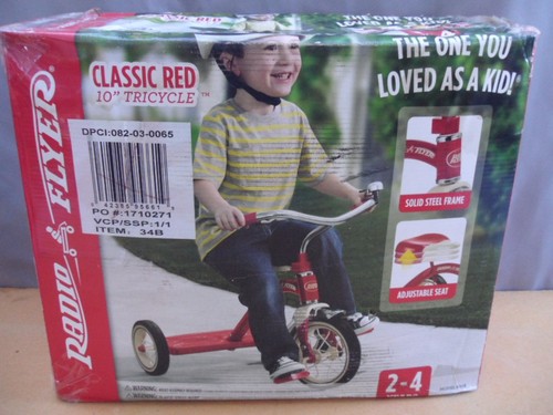 New box radio flyer 34b - new,