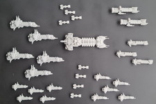 Large Lot of Super Marine Spaceships - compatible with Battlefleet Gothic