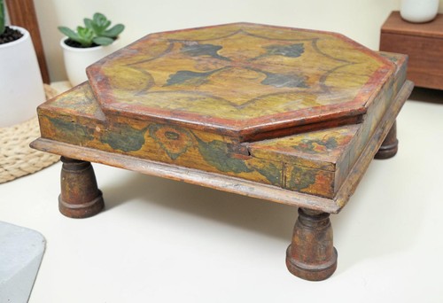 Ancien tabouret bas style - ancien,