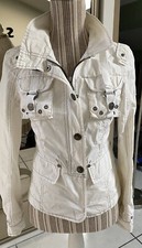 BLOUSON COUPE VENT GAASTRA  BRETAGNE NAVIGATION BLANC TAILLE FR 34 OU 14.16 ANS