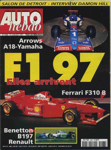 Auto hebdo 1068 01 1997 - hebdo, 15/01/1997