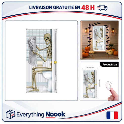 Rideau porte halloween - rideau,