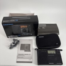 Working Grundig G8 Traveller II 4 band Radio Sticky Surface