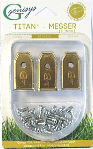 Lames rechange titan - 18, de