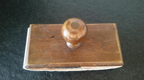 Ancien tampon buvard bois - buvard, de