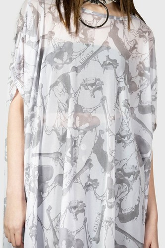 Robe tunique oversize gothique - robe,