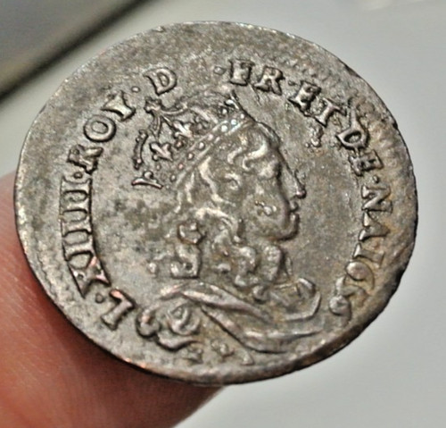 Louis xiv liard buste - louis,