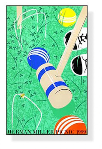 Affiche picnic été herman - affiche, d'été