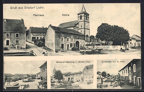 Cpa ersdorf lothr - ersdorf, /lothr