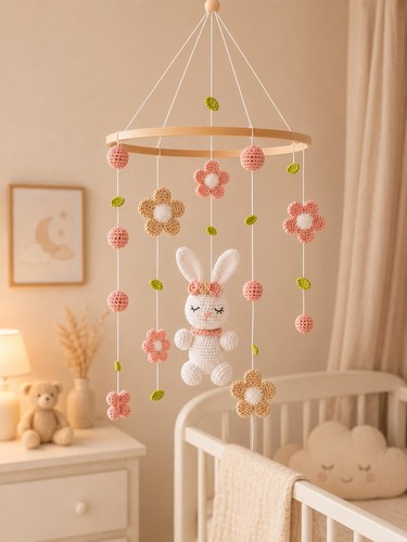 Mobile chambre bébé - mobile, fait