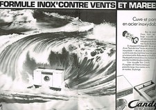 ADVERTISEMENT 1980 CANDY washing machine washing machine stainless steel (2 pages)