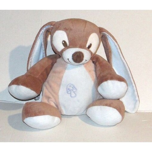 Doudou lapin beige marron - lapin,