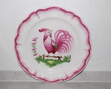 ANCIENNE ASSIETTE FAÏENCE COQ