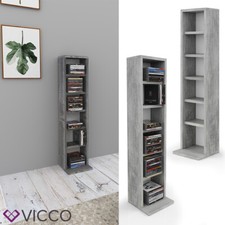 Étagère CD VICCO Étagère DVD murale blanche Étagère suspendue Étagère à livres 