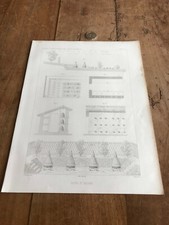 gravure ancienne architecte