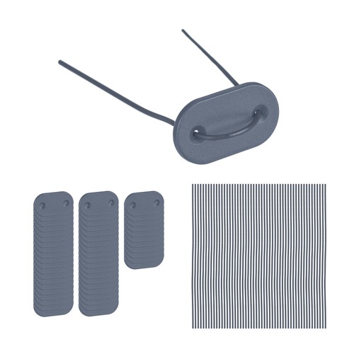 Fixation brise vue accessoires