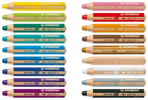 Stabilo woody 1 - stabilo, crayons