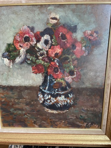 Tableau huile horace richebé - tableau,