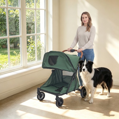 Easy fold dog stroller - fold,