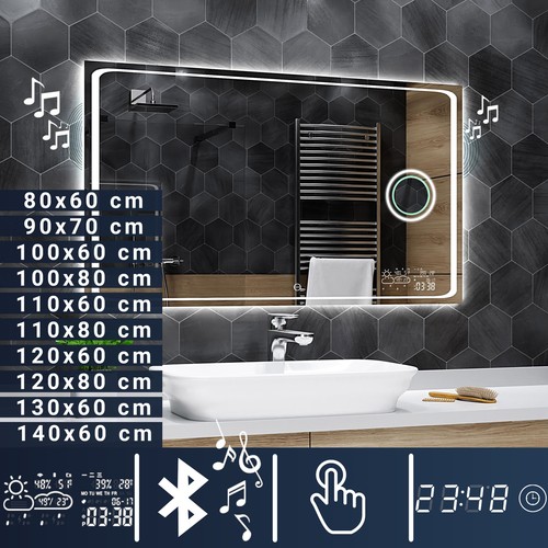 Miroir salle bain lumineux - miroir,