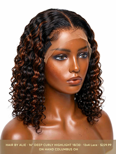 Hair alie 13x4 - by, front