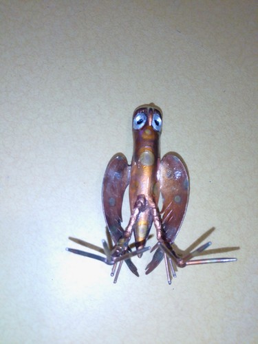 Oiseau métal décoration - oiseau, en
