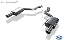 Fox Duplex Sport Échappement Ford Mustang 7 2.3L Ecoboost Par 100Mm Double Paroi